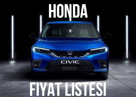 Honda Fiyat Listesi - Anlık Güncellemeler