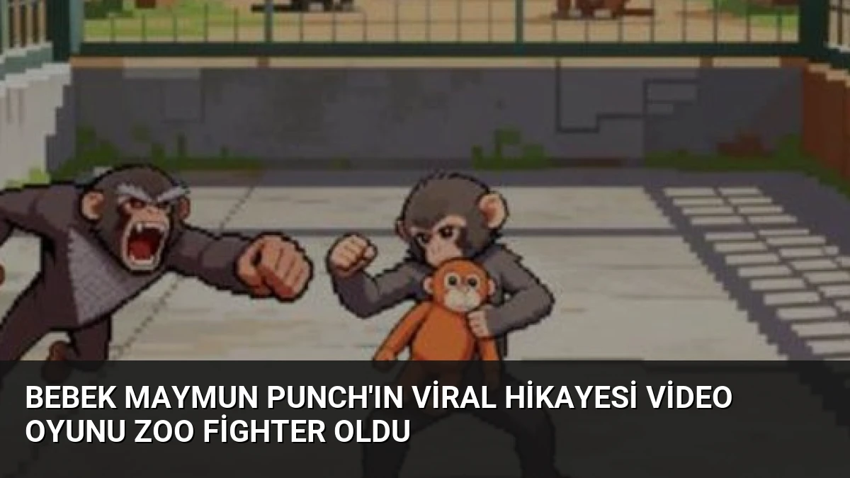 Bebek Maymun Punch’ın Viral Hikayesi Video Oyunu Zoo Fighter Oldu