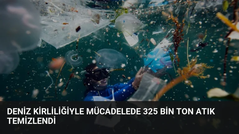 Deniz Kirliliğiyle Mücadelede 325 Bin Ton Atık Temizlendi