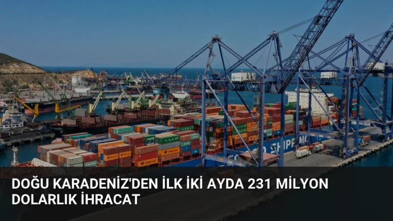 Doğu Karadeniz’den İlk İki Ayda 231 Milyon Dolarlık İhracat