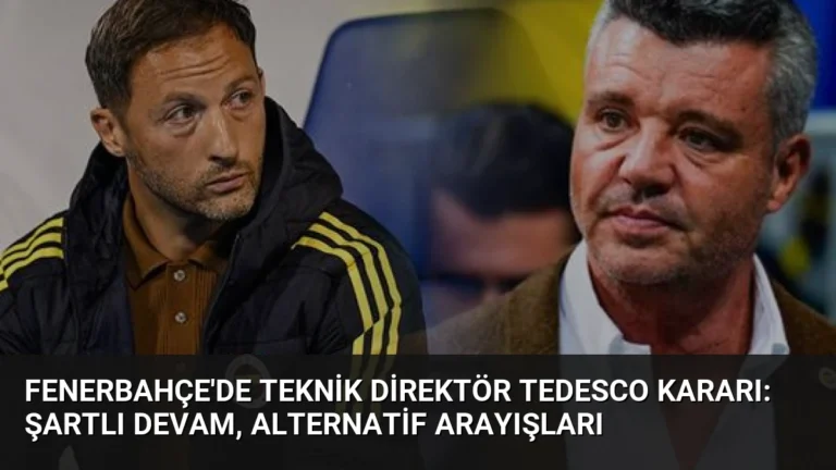 Fenerbahçe’de Teknik Direktör Tedesco Kararı: Şartlı Devam, Alternatif Arayışları