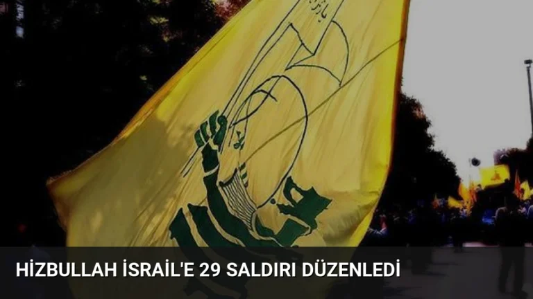 Hizbullah İsrail’e 29 Saldırı Düzenledi