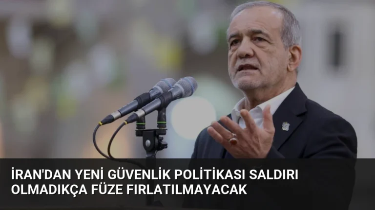 İran’dan Yeni Güvenlik Politikası Saldırı Olmadıkça Füze Fırlatılmayacak