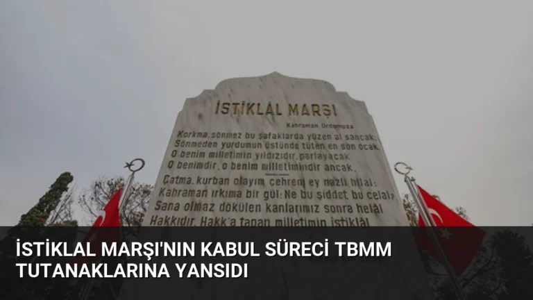 İstiklal Marşı’nın Kabul Süreci TBMM Tutanaklarına Yansıdı