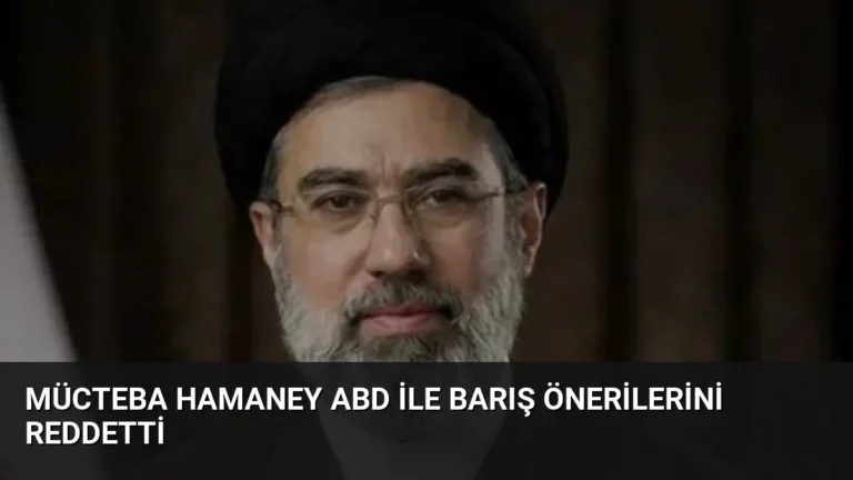 Mücteba Hamaney ABD ile barış önerilerini reddetti