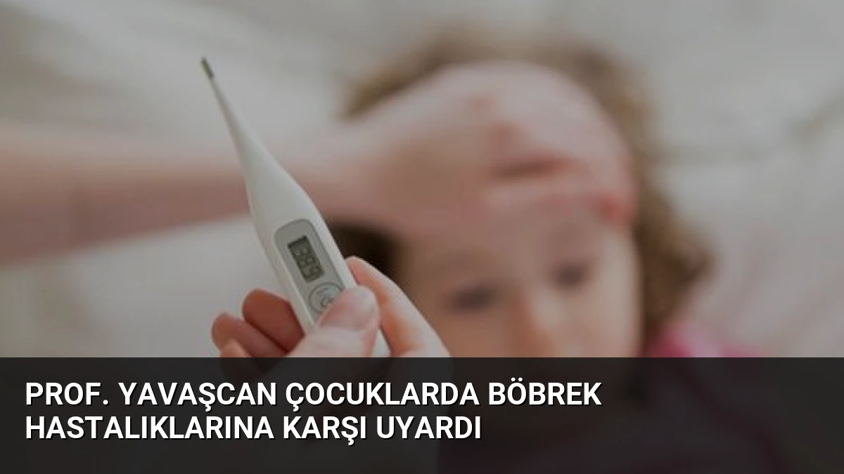 Prof. Yavaşcan Çocuklarda Böbrek Hastalıklarına Karşı Uyardı