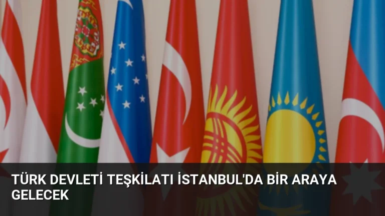 Türk Devleti Teşkilatı İstanbul’da bir araya gelecek