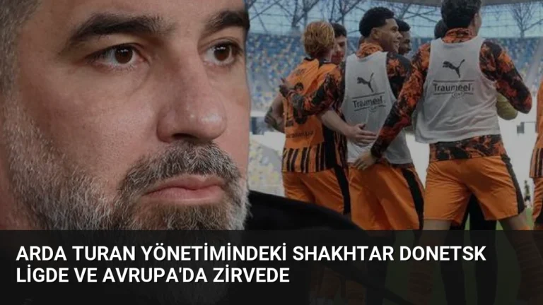 Arda Turan yönetimindeki Shakhtar Donetsk ligde ve Avrupa’da zirvede