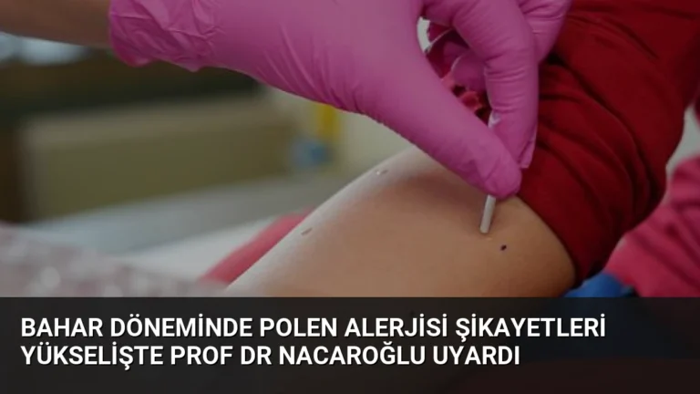 Bahar Döneminde Polen Alerjisi Şikayetleri Yükselişte Prof Dr Nacaroğlu Uyardı