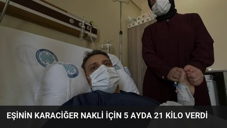 Eşinin Karaciğer Nakli İçin 5 Ayda 21 Kilo Verdi