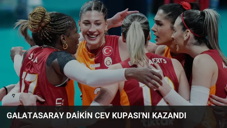 Galatasaray Daikin CEV Kupası’nı Kazandı