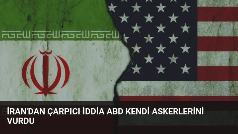 İran’dan Çarpıcı İddia ABD Kendi Askerlerini Vurdu