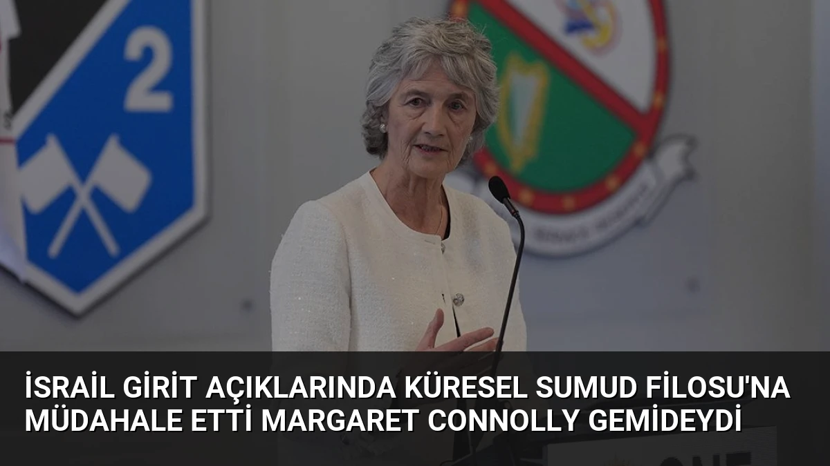 İsrail Girit Açıklarında Küresel Sumud Filosu’na Müdahale Etti Margaret Connolly Gemideydi