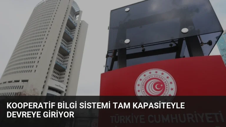 Kooperatif Bilgi Sistemi Tam Kapasiteyle Devreye Giriyor