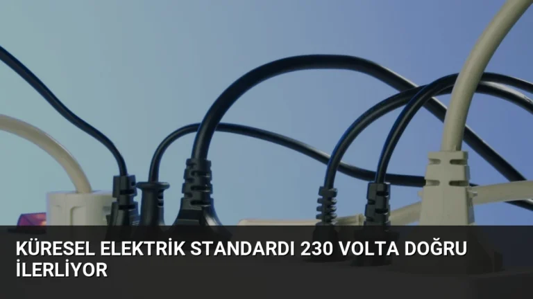Küresel Elektrik Standardı 230 Volta Doğru İlerliyor