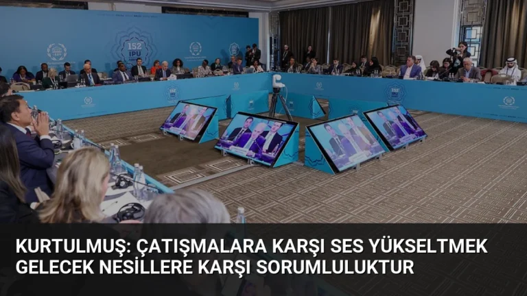 Kurtulmuş: Çatışmalara Karşı Ses Yükseltmek Gelecek Nesillere Karşı Sorumluluktur