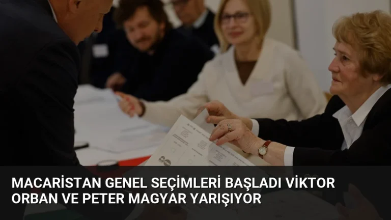 Macaristan Genel Seçimleri Başladı Viktor Orban ve Peter Magyar Yarışıyor