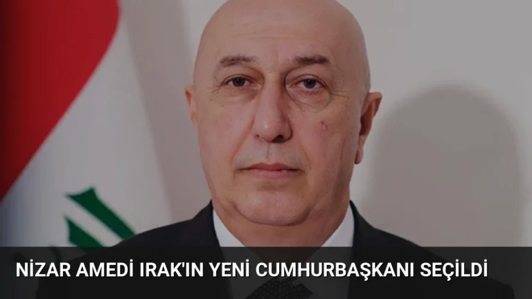 Nizar Amedi Irak’ın Yeni Cumhurbaşkanı Seçildi