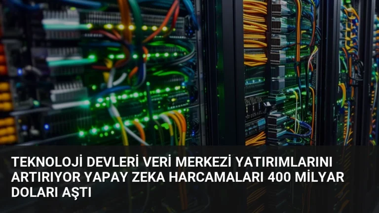 Teknoloji Devleri Veri Merkezi Yatırımlarını Artırıyor Yapay Zeka Harcamaları 400 Milyar Doları Aştı