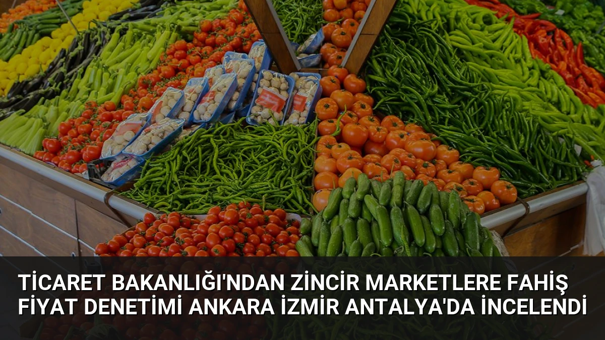 Ticaret Bakanlığı’ndan Zincir Marketlere Fahiş Fiyat Denetimi Ankara İzmir Antalya’da İncelendi