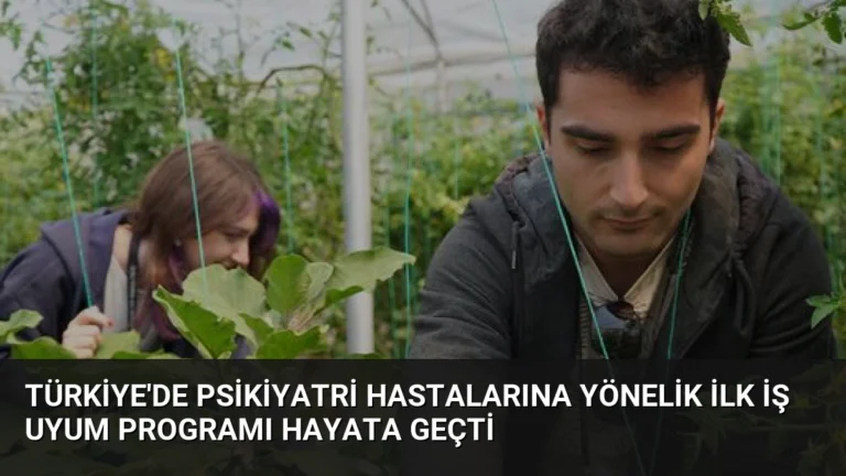 Türkiye’de Psikiyatri Hastalarına Yönelik İlk İş Uyum Programı Hayata Geçti