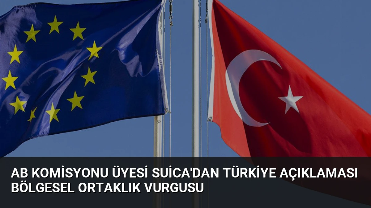 AB Komisyonu Üyesi Suica’dan Türkiye Açıklaması Bölgesel Ortaklık Vurgusu