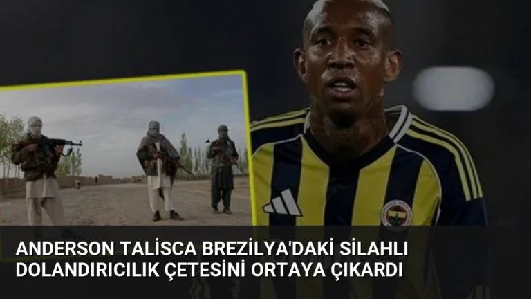 Anderson Talisca Brezilya’daki Silahlı Dolandırıcılık Çetesini Ortaya Çıkardı