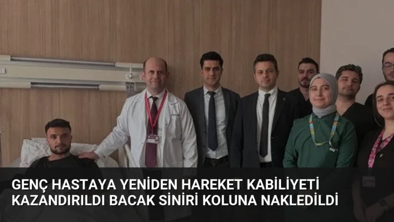 Genç Hastaya Yeniden Hareket Kabiliyeti Kazandırıldı Bacak Siniri Koluna Nakledildi