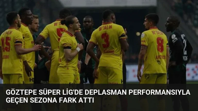 Göztepe Süper Lig’de Deplasman Performansıyla Geçen Sezona Fark Attı