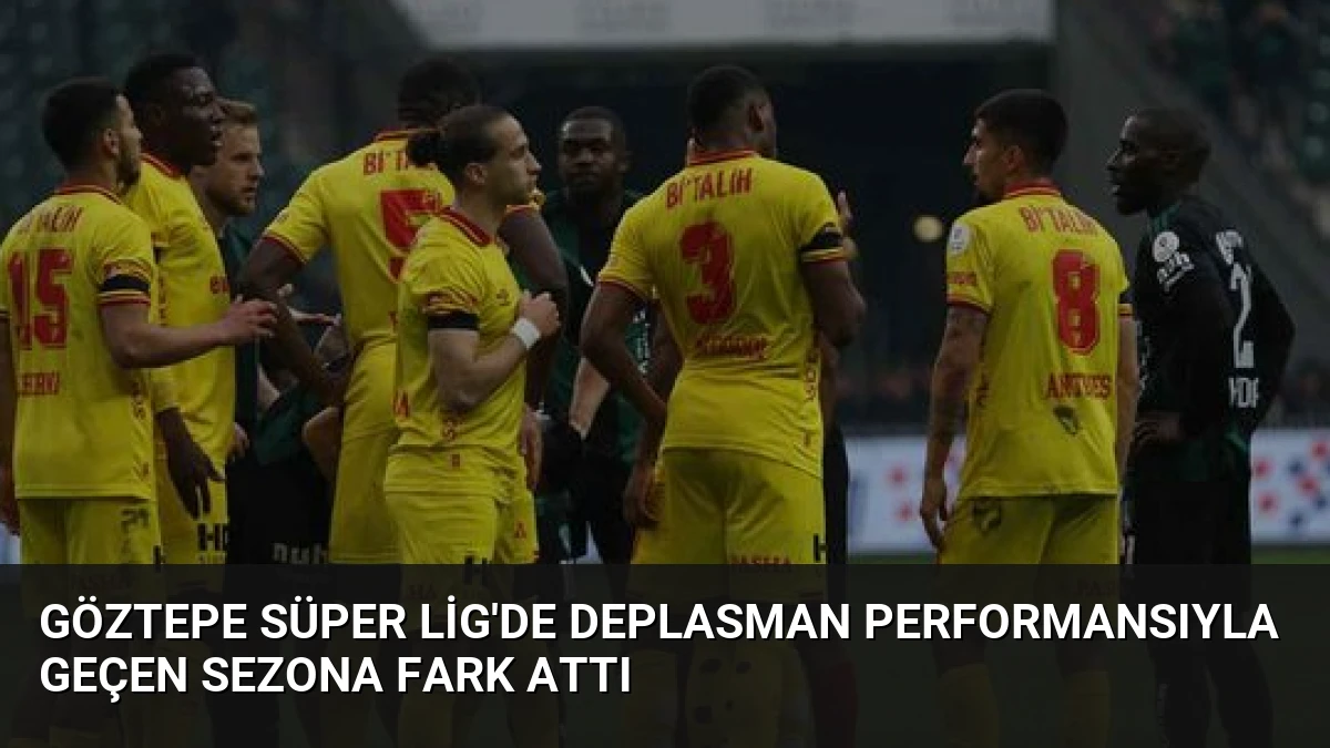 Göztepe Süper Lig’de Deplasman Performansıyla Geçen Sezona Fark Attı