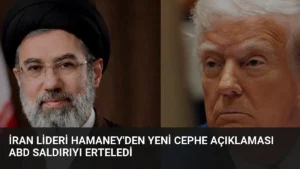 İran Lideri Hamaney’den Yeni Cephe Açıklaması ABD Saldırıyı Erteledi