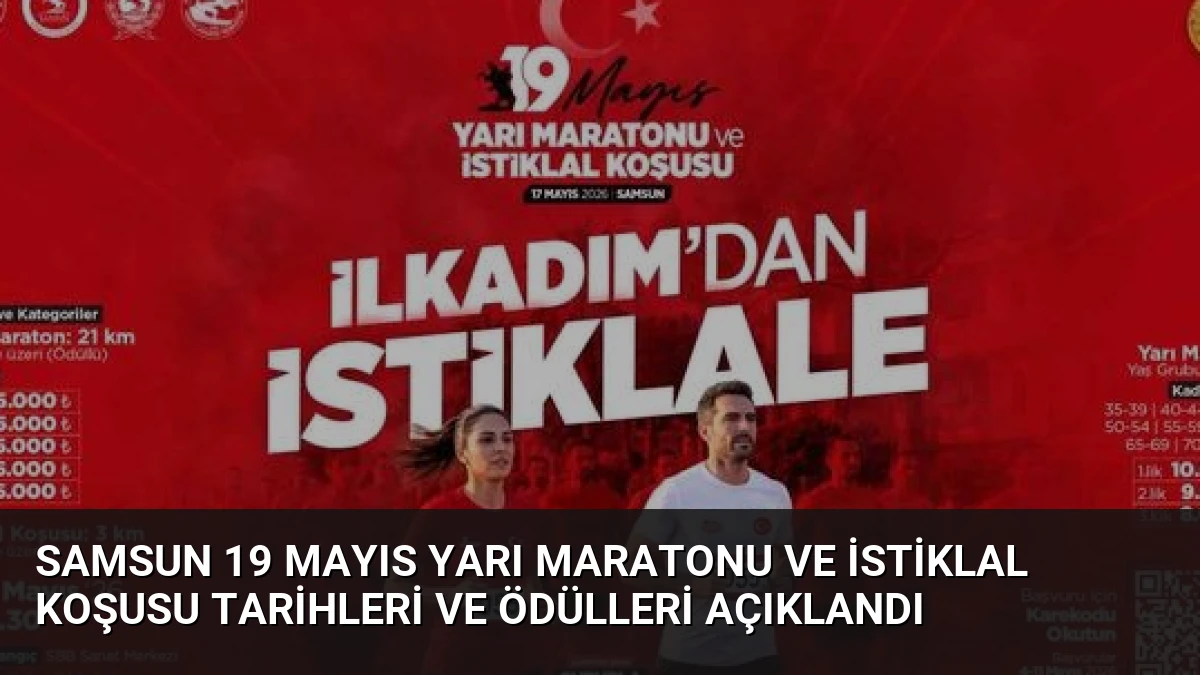 Samsun 19 Mayıs Yarı Maratonu ve İstiklal Koşusu Tarihleri ve Ödülleri Açıklandı