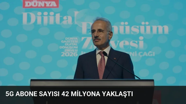 5G Abone Sayısı 42 Milyona Yaklaştı