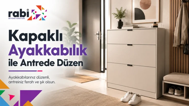 Kapaklı Ayakkabılık ile Antrede Düzen