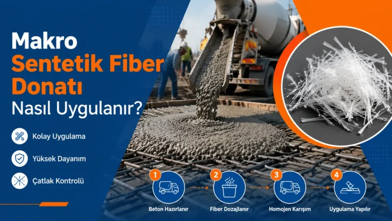 Makro Sentetik Fiber Donatı Nasıl Uygulanır?