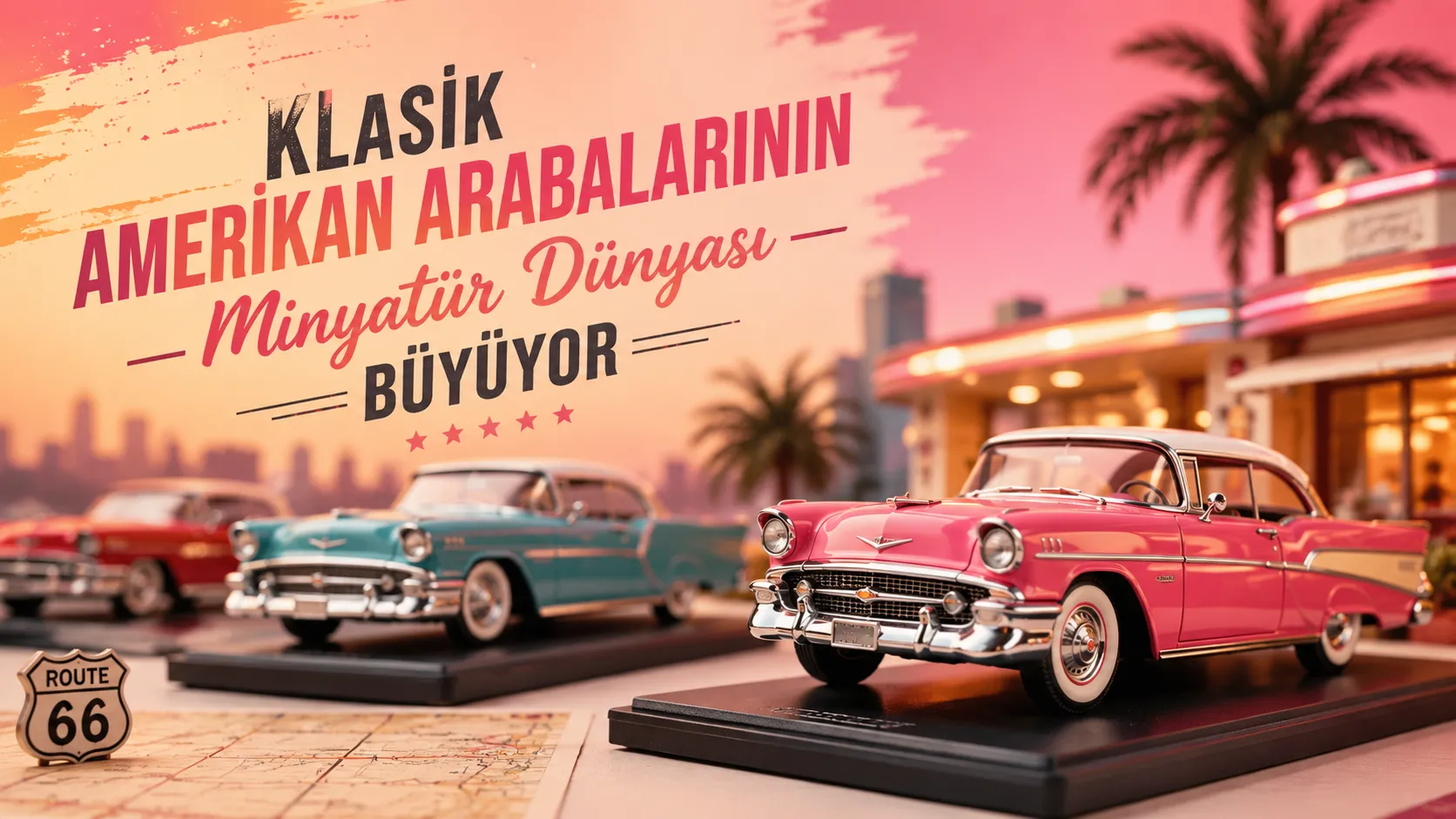 Klasik Amerikan Arabalarının Minyatür Dünyası Büyüyor