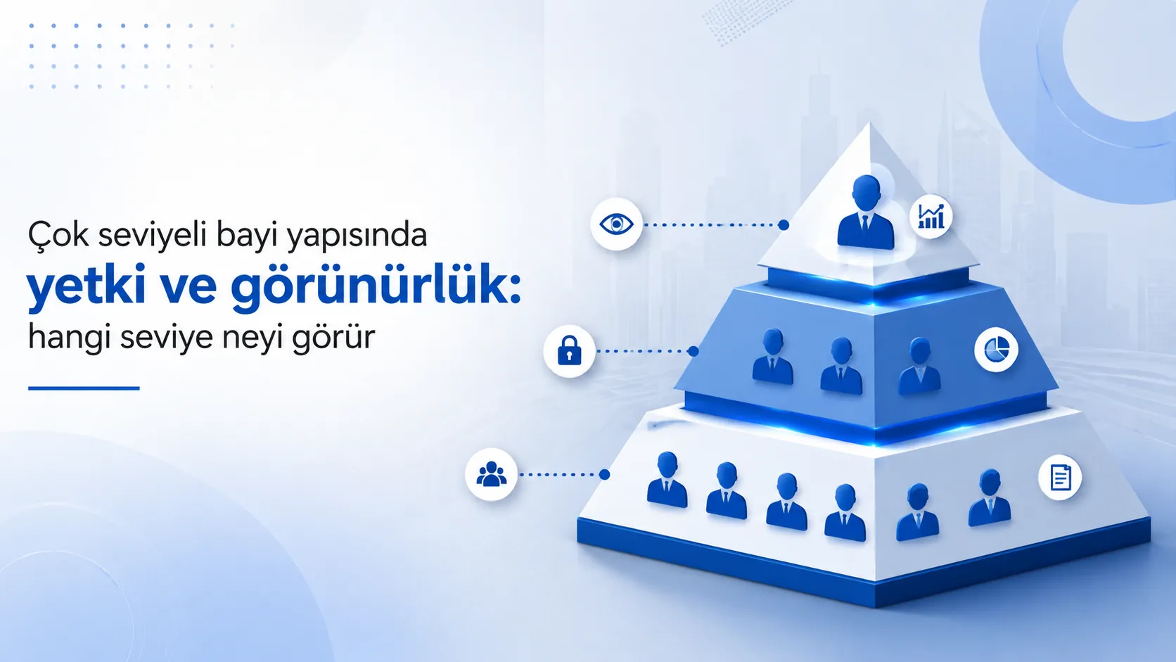 Çok seviyeli bayi yapısında yetki ve görünürlük: hangi seviye neyi görür?