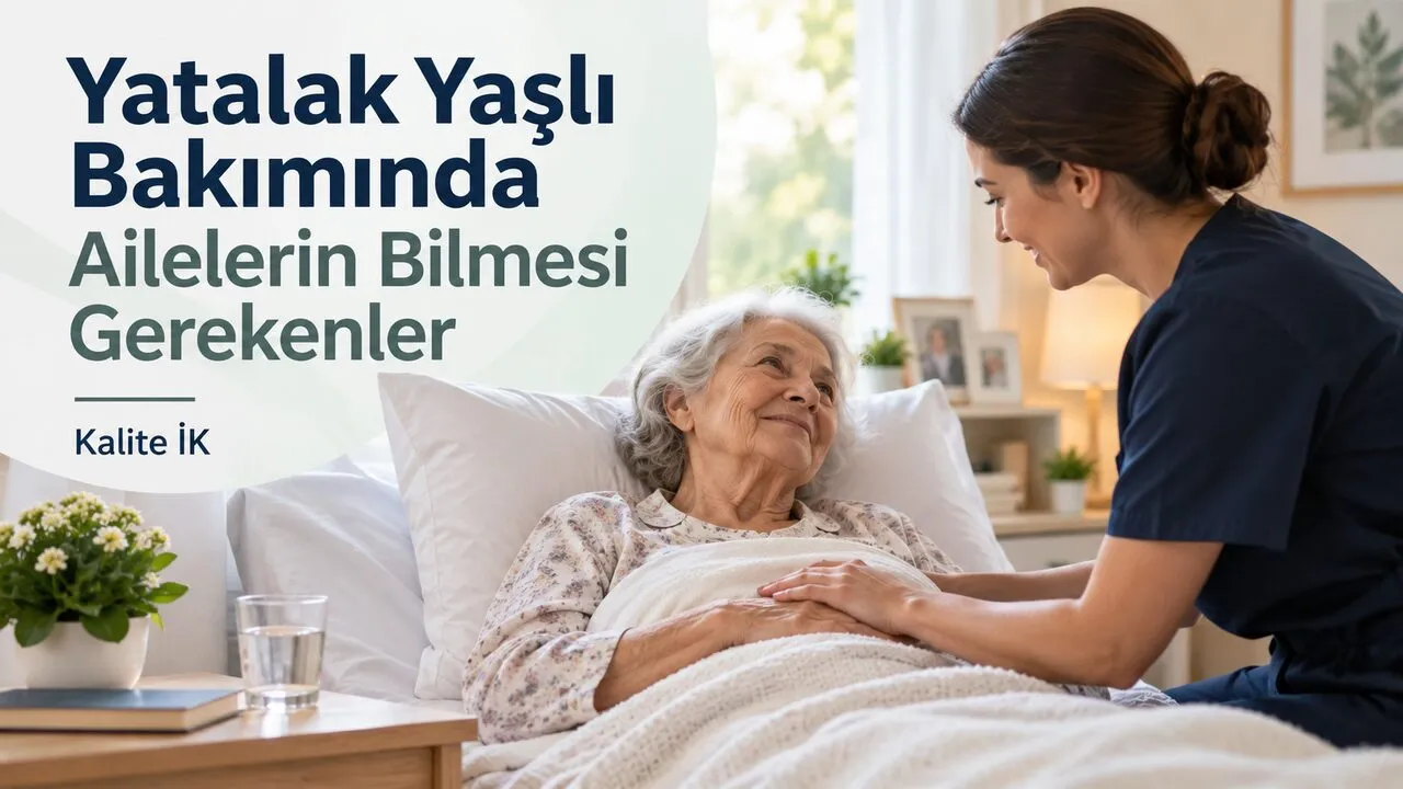 Yatalak Yaşlı Bakımında Ailelerin Bilmesi Gerekenler