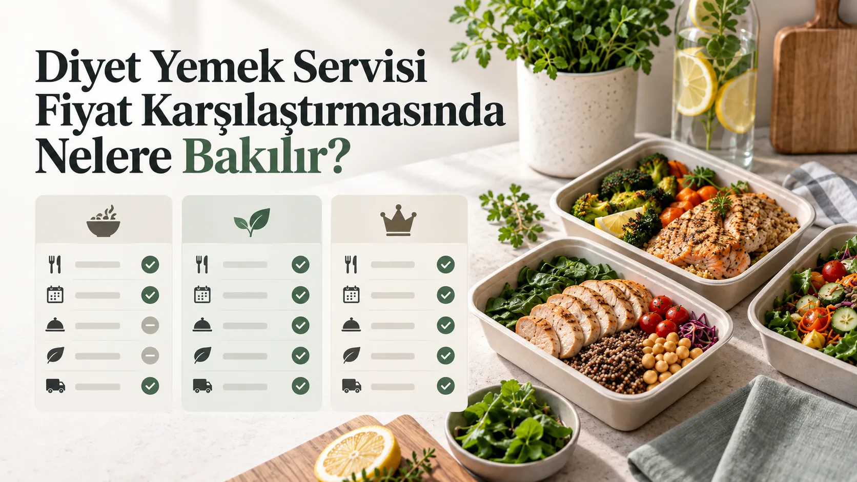 Diyet Yemek Servisi Fiyat Karşılaştırmasında Nelere Bakılır?