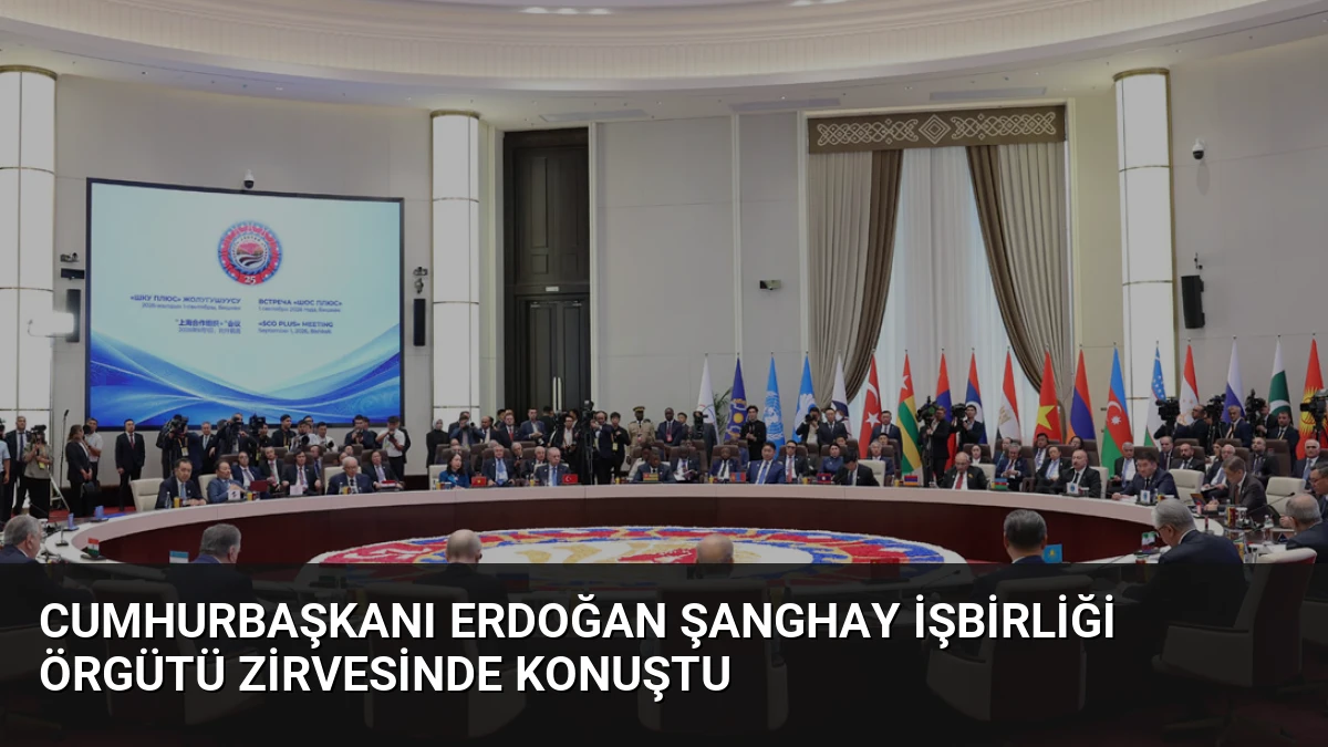 Cumhurbaşkanı Erdoğan Şanghay İşbirliği Örgütü Zirvesinde Konuştu