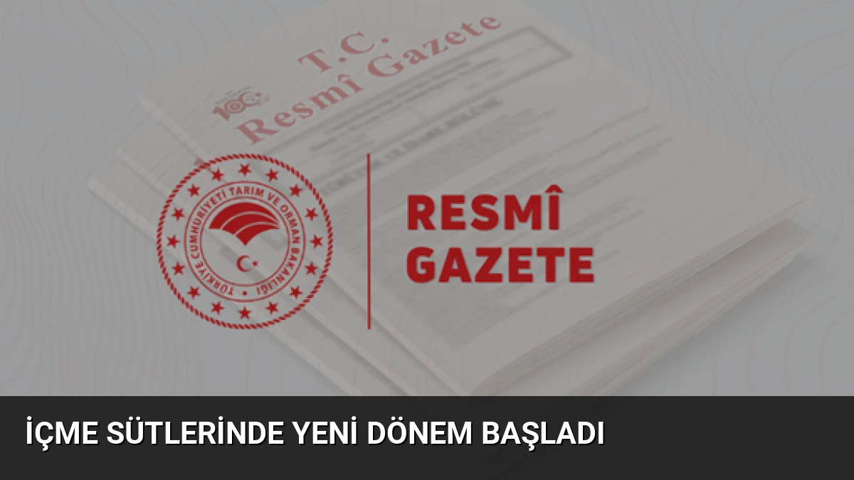 İçme Sütlerinde Yeni Dönem Başladı