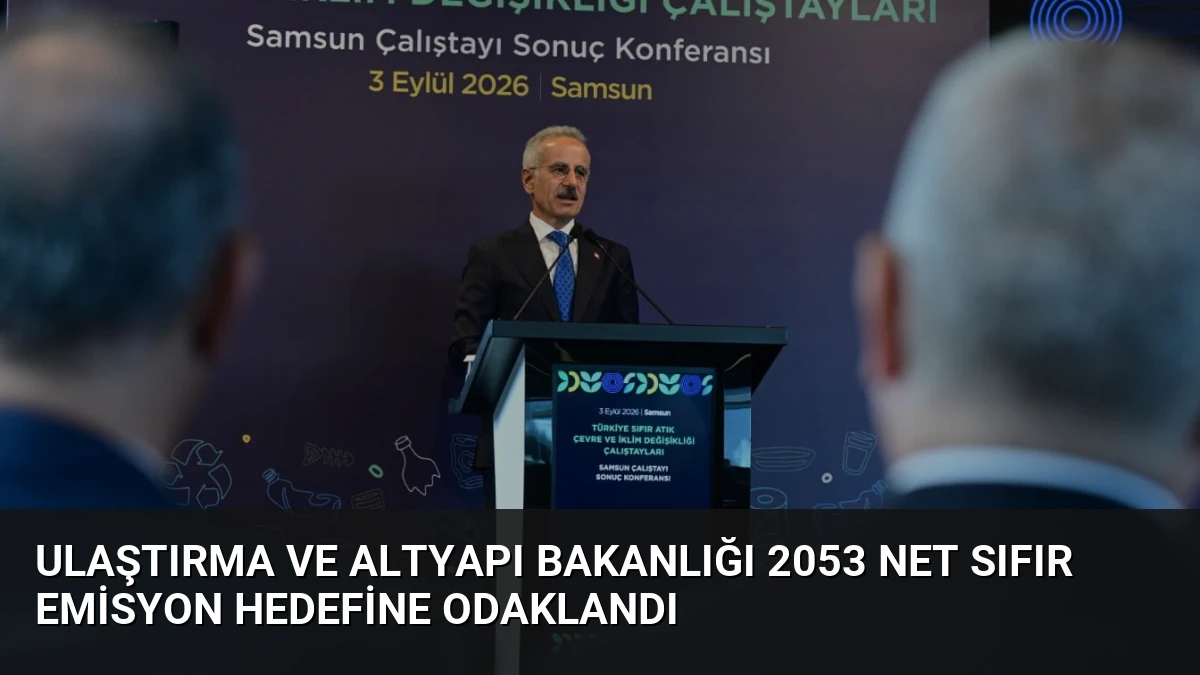Ulaştırma ve Altyapı Bakanlığı 2053 Net Sıfır Emisyon Hedefine Odaklandı