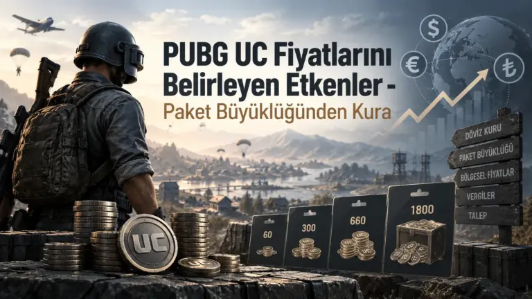 PUBG UC Fiyatlarını Belirleyen Etkenler – Paket Büyüklüğünden Kura
