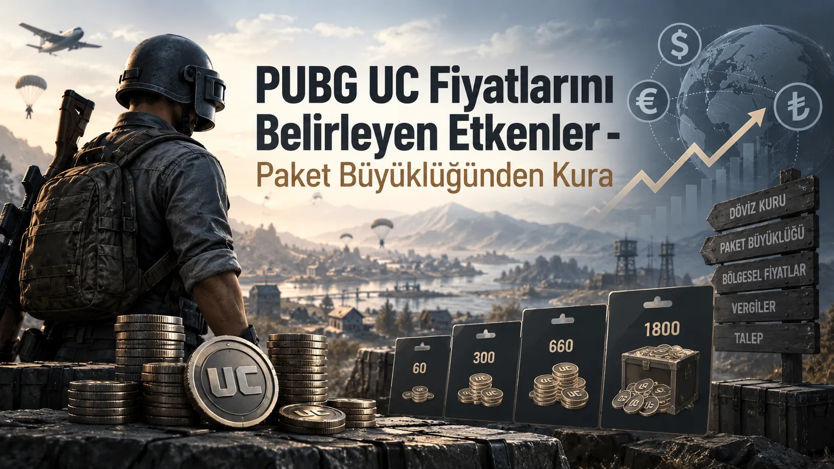 PUBG UC Fiyatlarını Belirleyen Etkenler – Paket Büyüklüğünden Kura