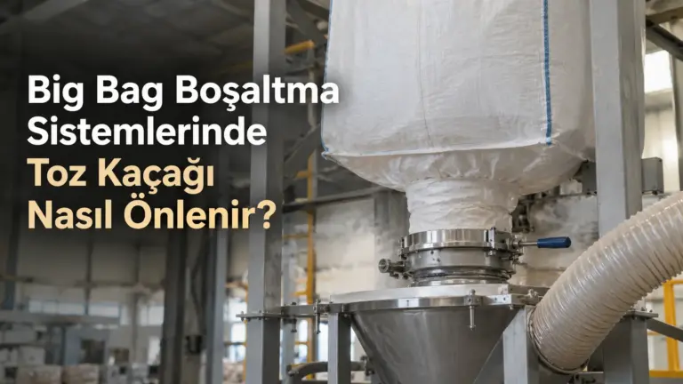 Big Bag Boşaltma Sistemlerinde Toz Kaçağı Nasıl Önlenir?