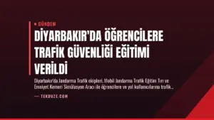 Diyarbakır’da Öğrencilere Trafik Güvenliği Eğitimi Verildi