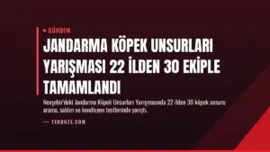 Jandarma Köpek Unsurları Yarışması 22 İlden 30 Ekiple Tamamlandı