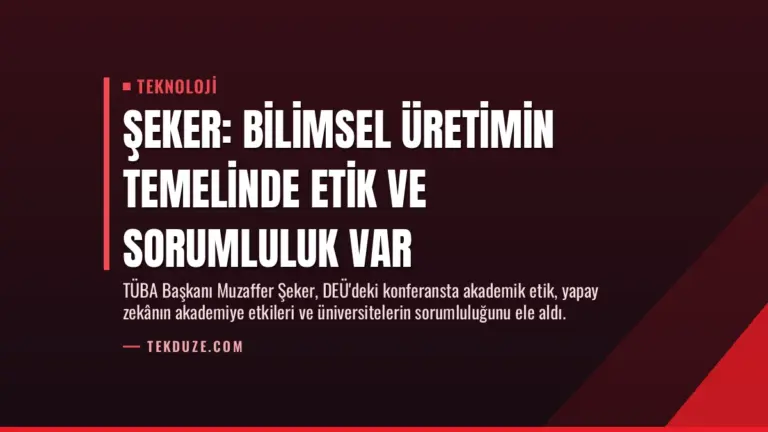 Şeker: Bilimsel Üretimin Temelinde Etik ve Sorumluluk Var
